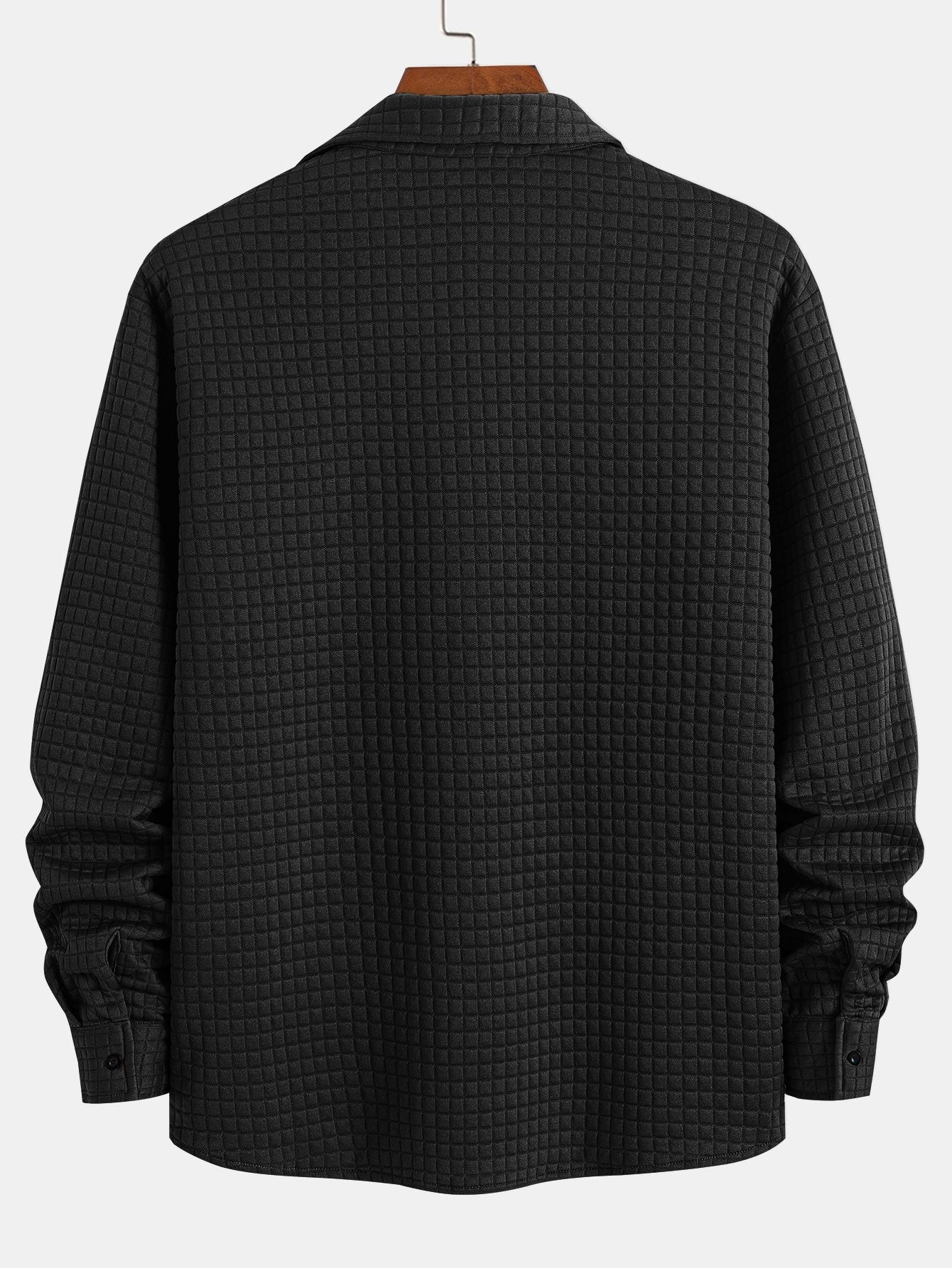 Arturo® | Waffle Button Up Shirt & Drawstring Corduroy Cargo Jogger Pants