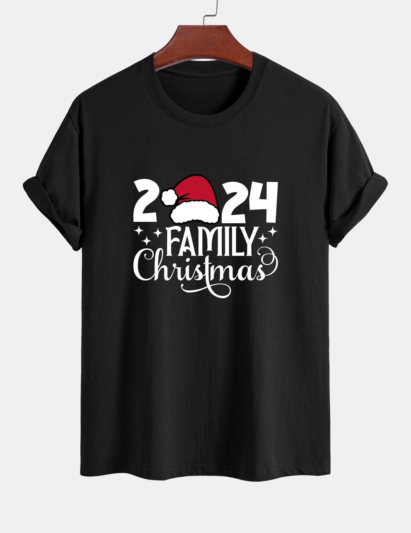 Adolfo® | Family Christmas 2024 Print Cotton T-Shirt