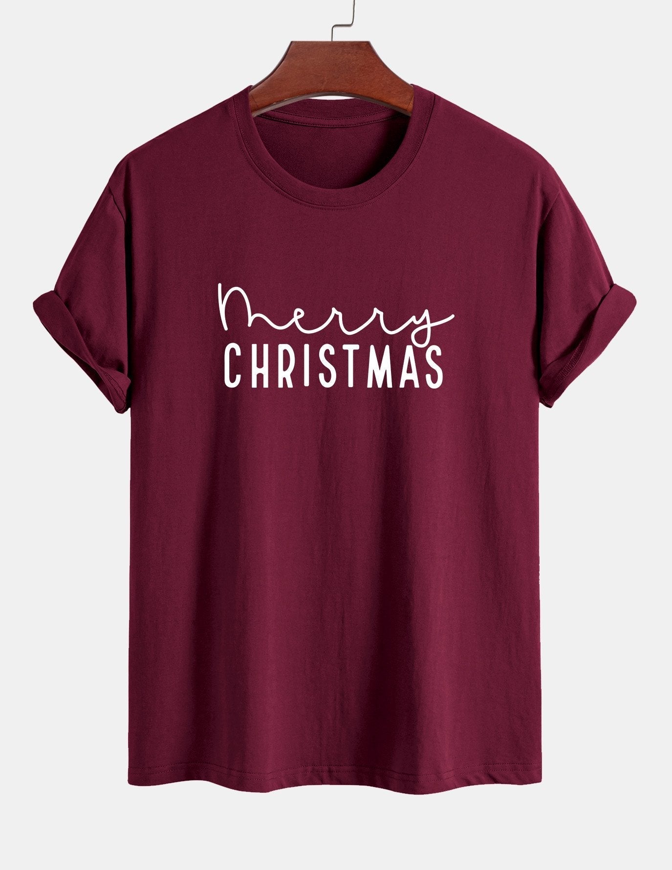 Adelmo® | Christmas Print Cotton T-Shirt