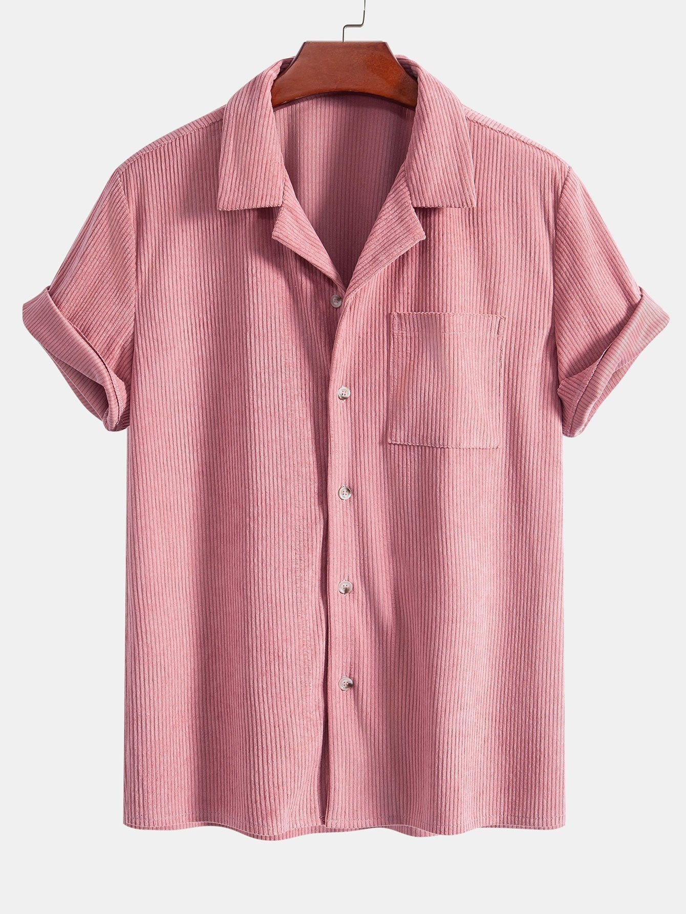 Adalrich® | Short Sleeve Corduroy Cuban Shirt & Shorts