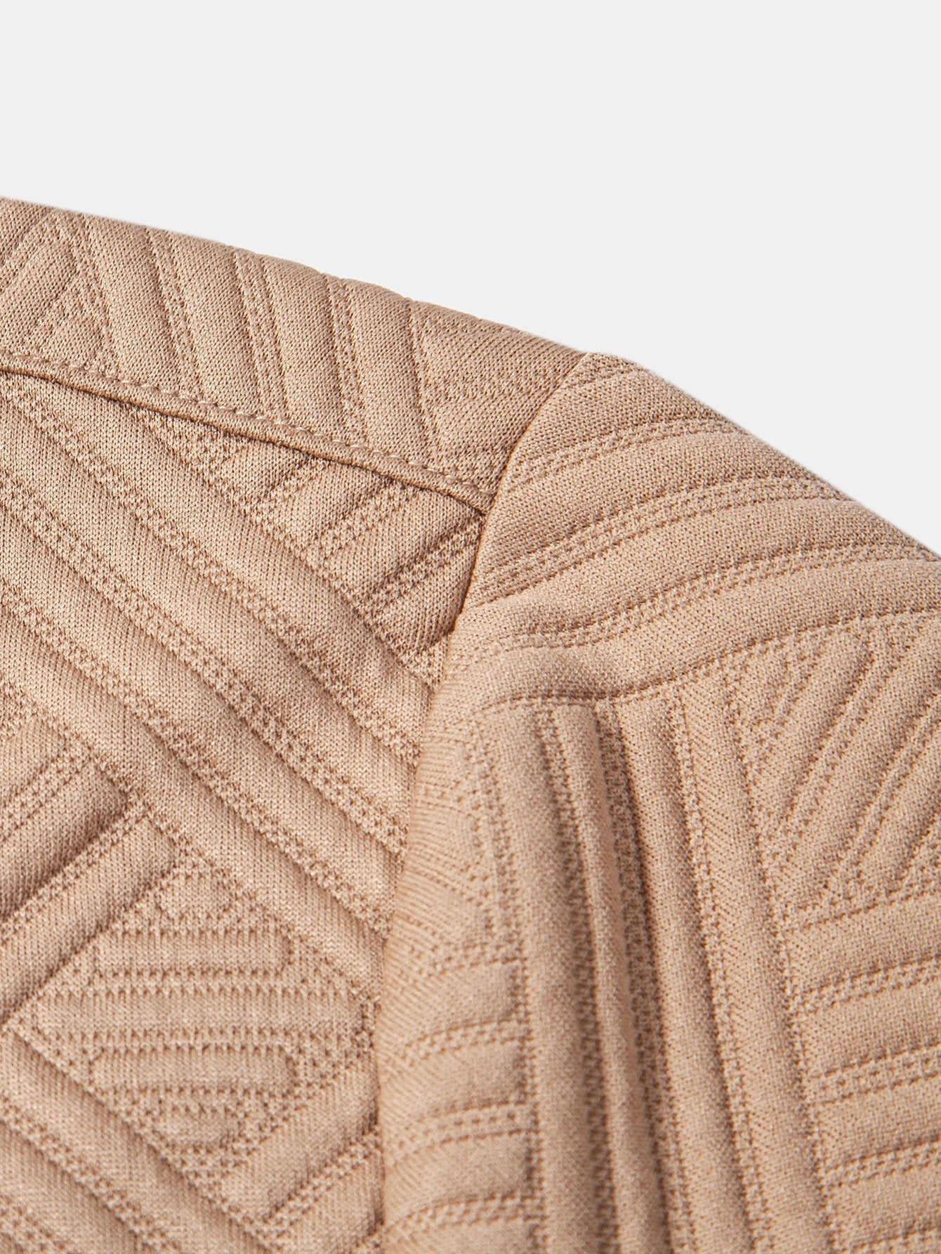 Apolinar® | Texture Jacquard Button Up Shirt & Shorts