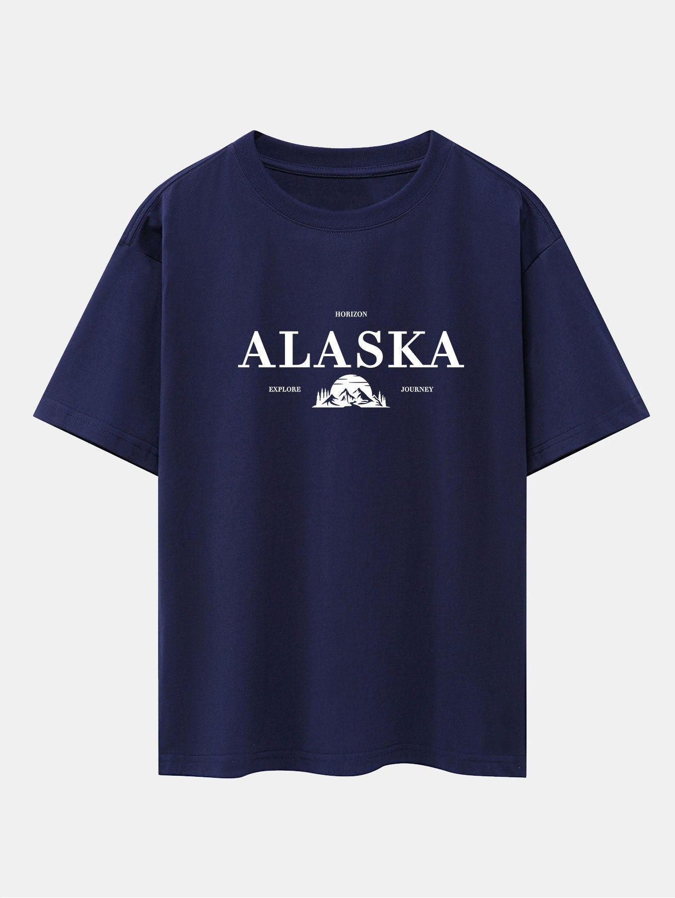 Enrique® | Slogan Print Drop Shoulder Oversize T-Shirt