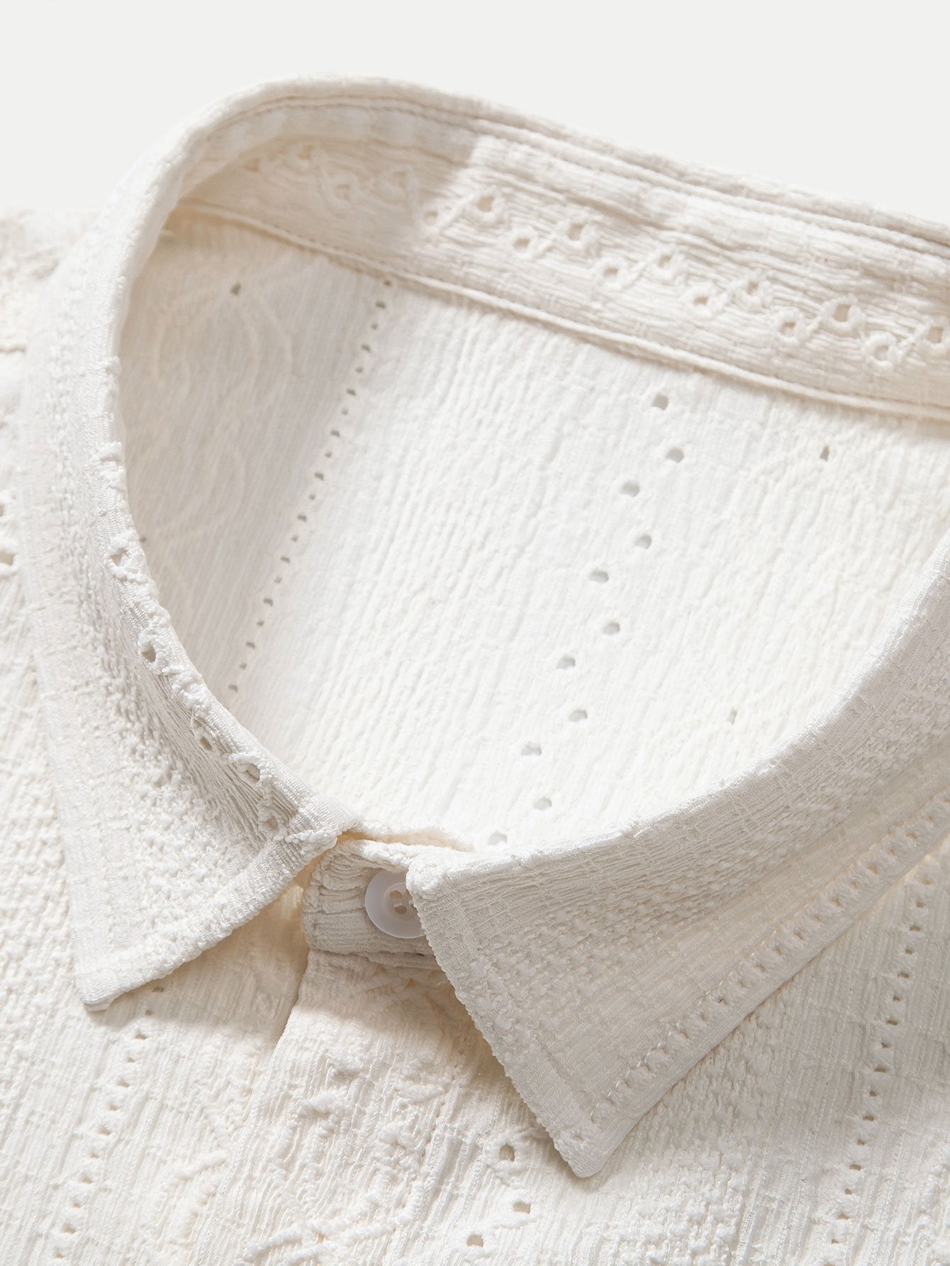 Arcadio® | Textured Button Up Shirt