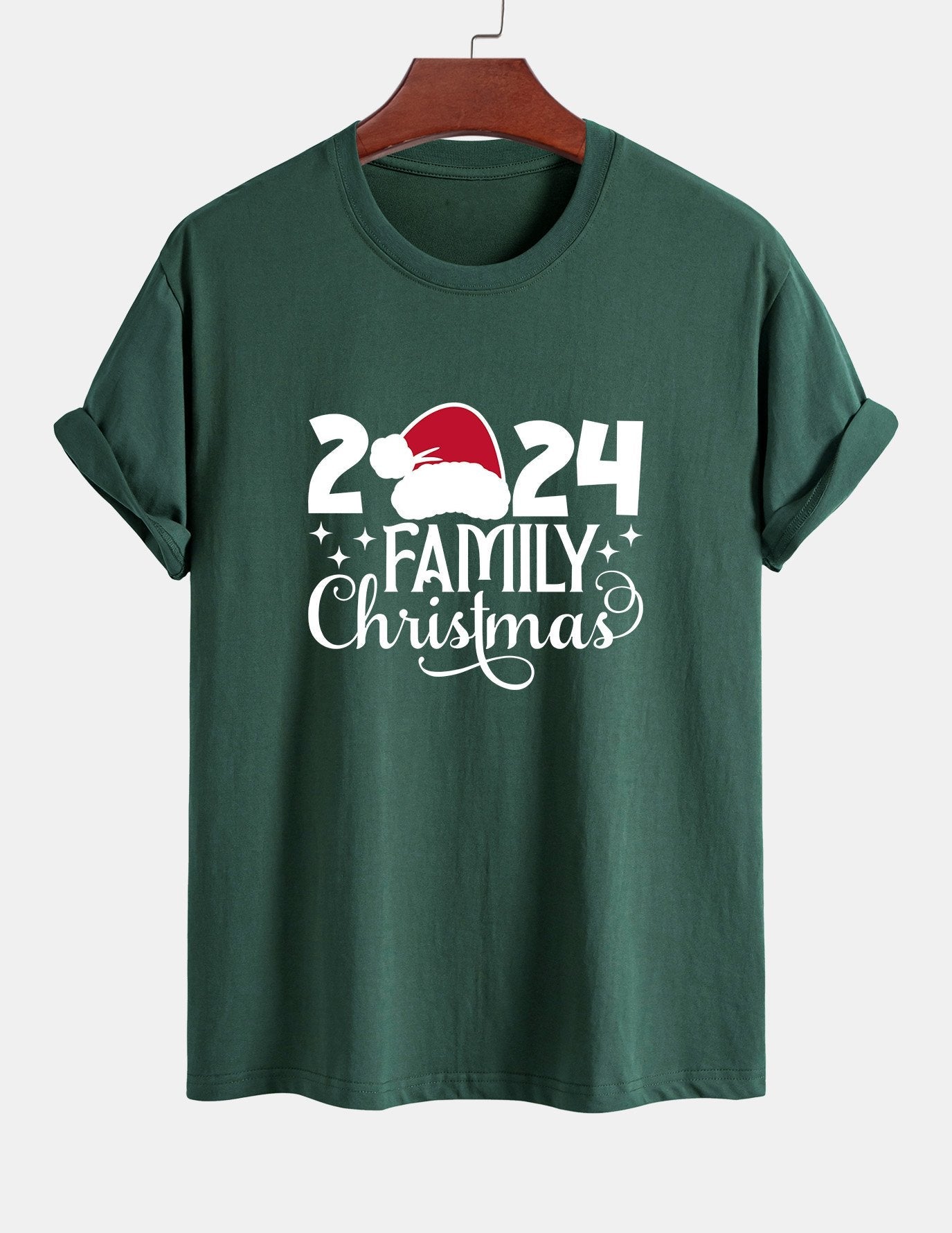 Adolfo® | Family Christmas 2024 Print Cotton T-Shirt