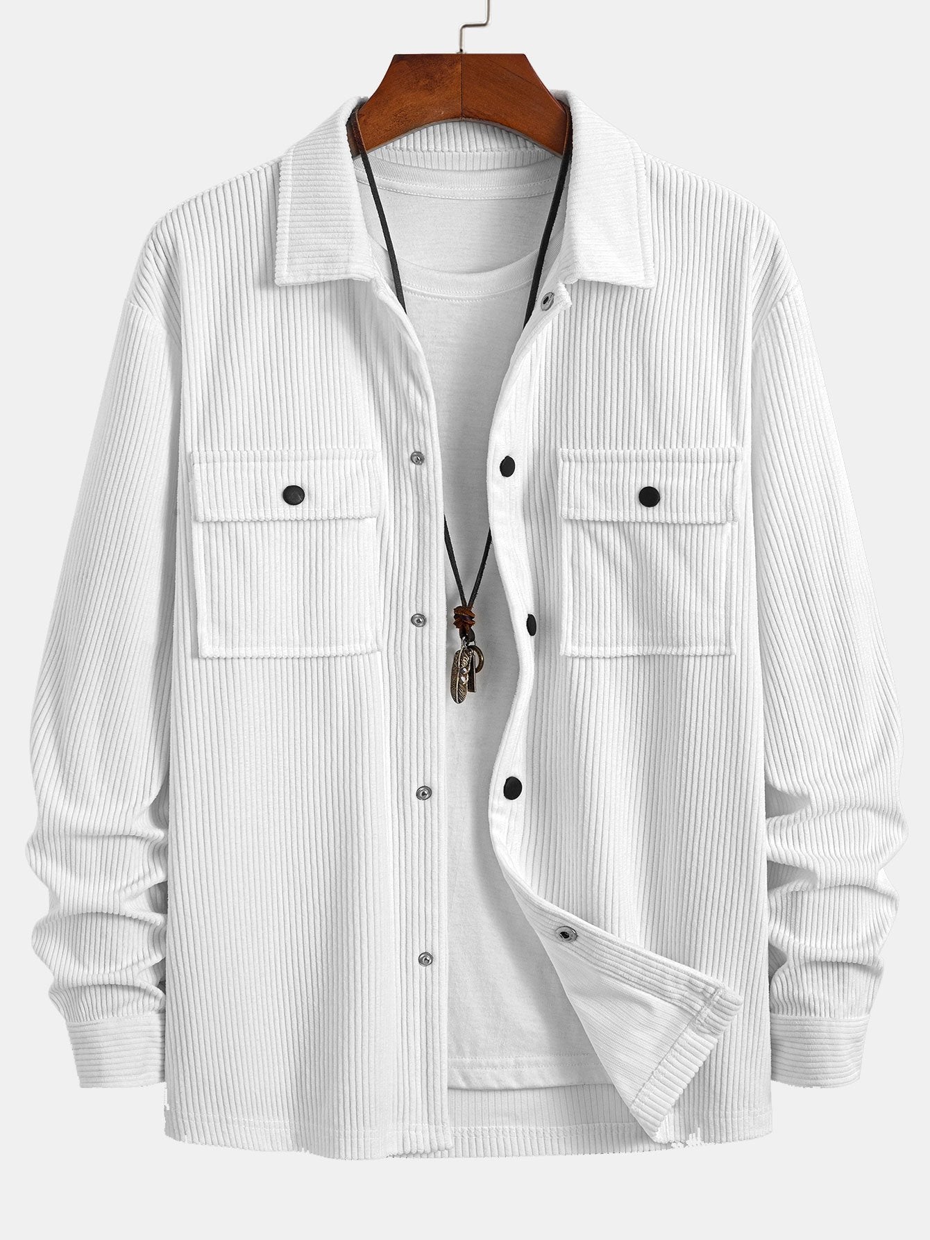 Atilano® | Corduroy Overshirt With Pockets