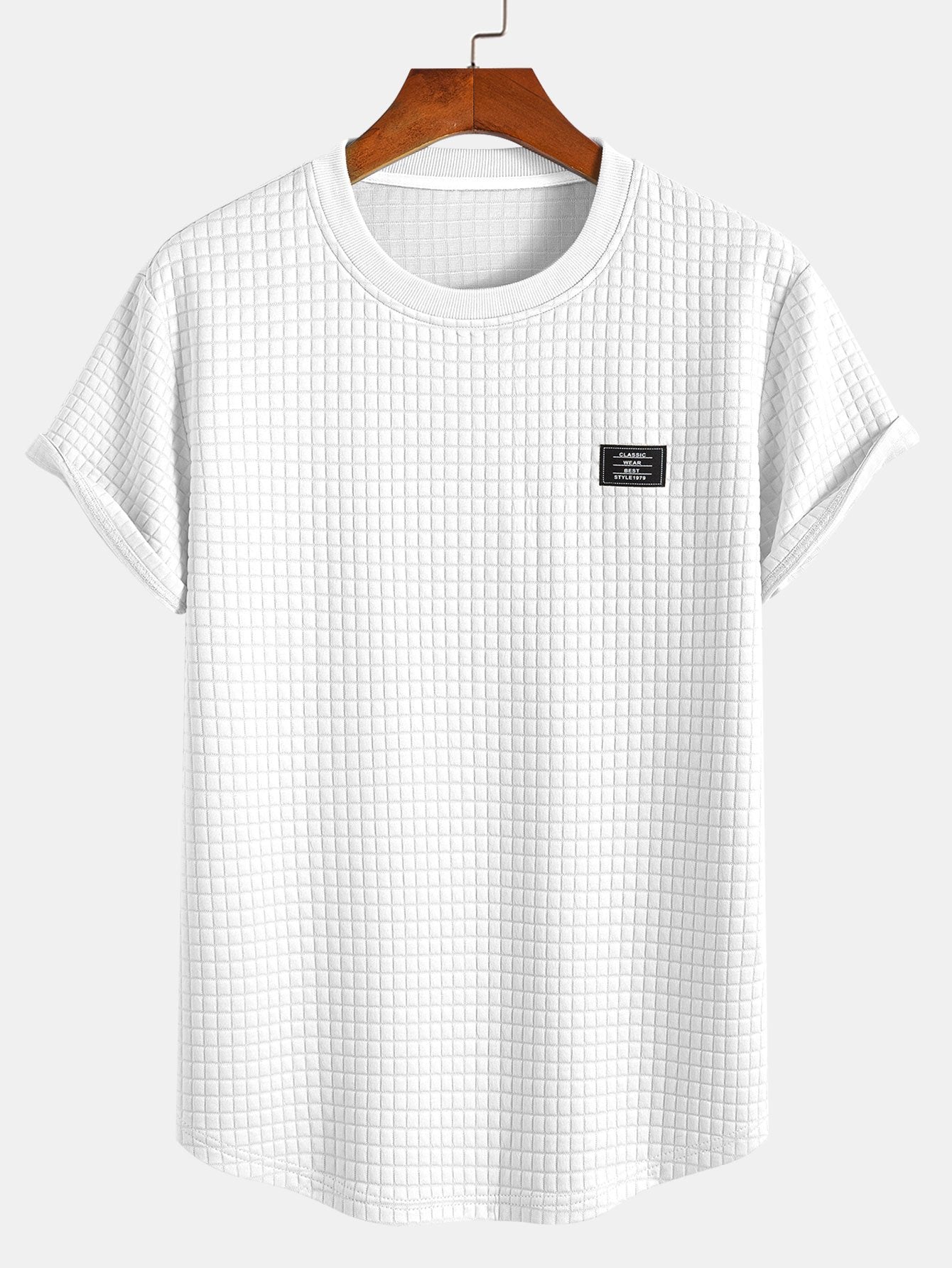 Bartolomé® | Short Sleeve Waffle Arc Hem T-Shirt