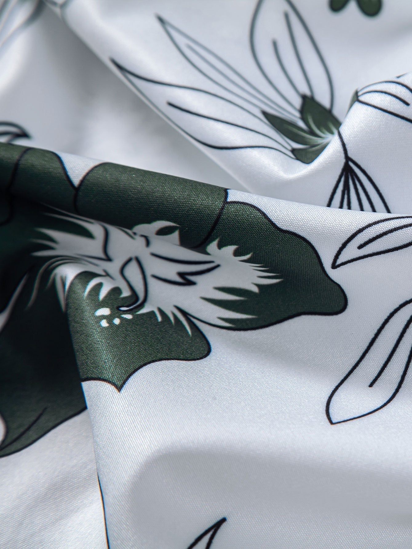 Adelard® | Floral Print Button Up Shirt & Swim Short
