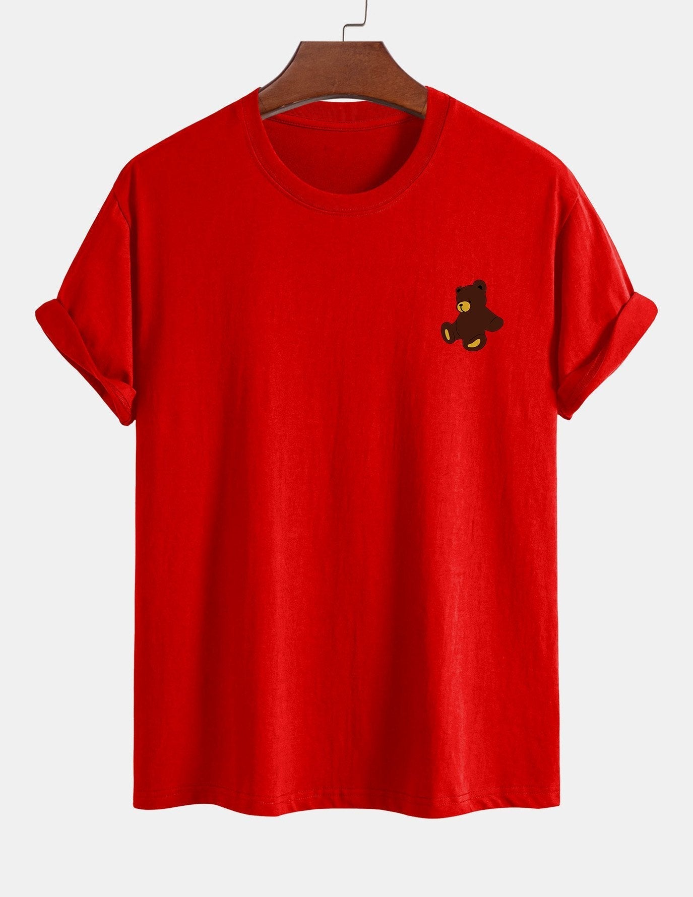 Yoab® | Teddy Bear Print Cotton T-Shirt