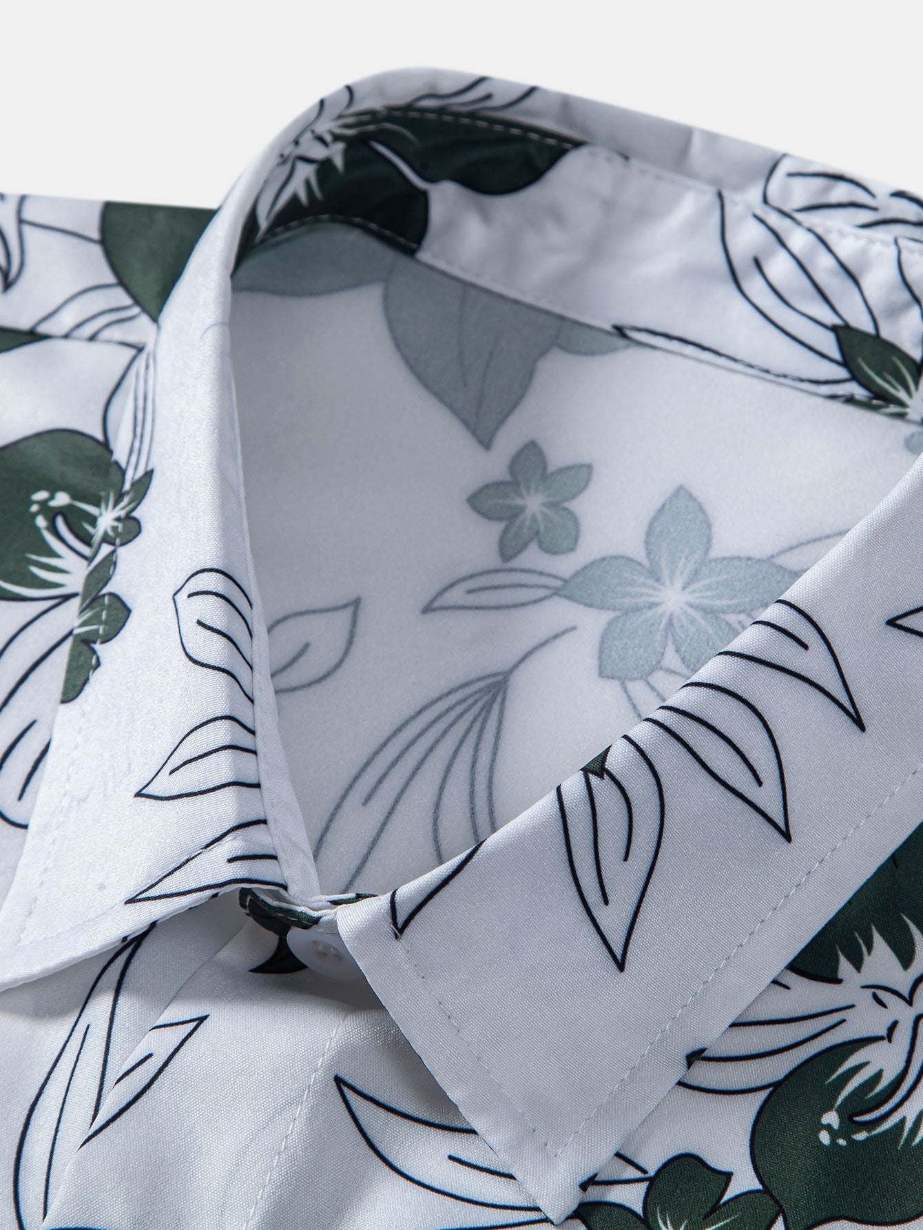 Adelard® | Floral Print Button Up Shirt & Swim Short