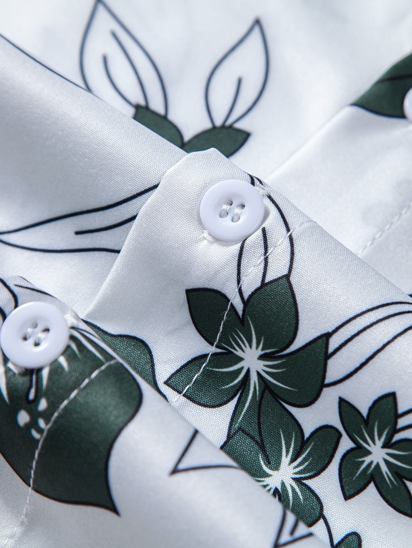 Adelard® | Floral Print Button Up Shirt & Swim Short