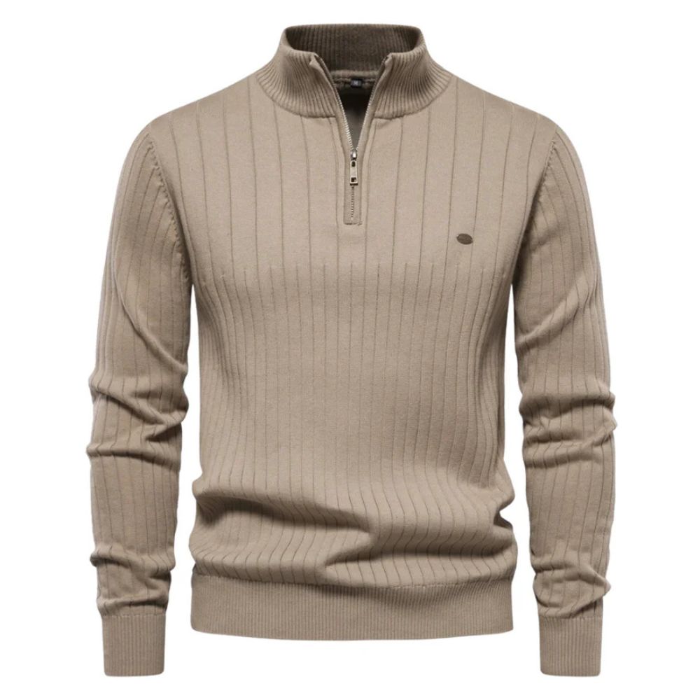 Justinian® | Warm Zip-Up Sweater For Men