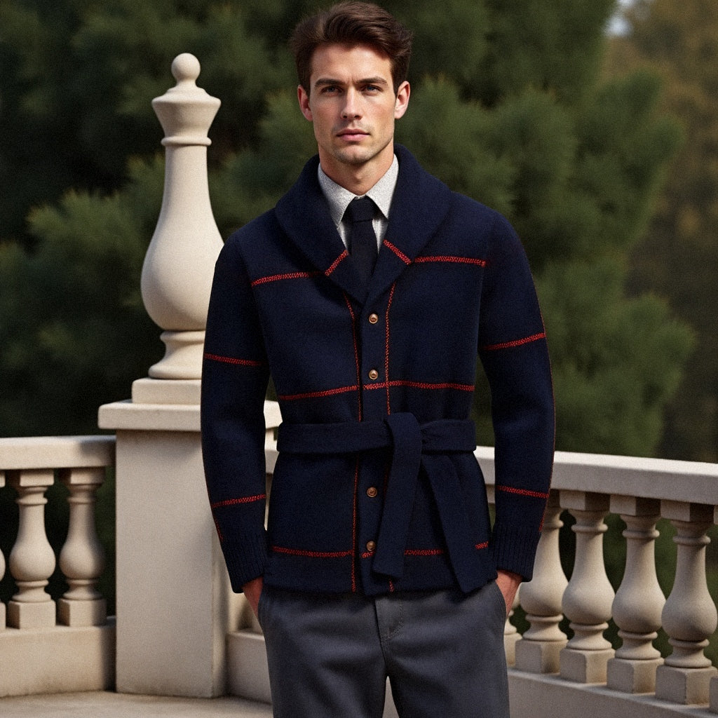 Ivo® | Luxury Knitted Sweater Coat With Belt