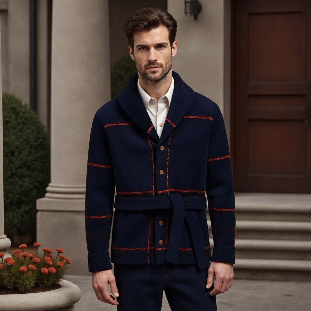 Ivo® | Luxury Knitted Sweater Coat With Belt