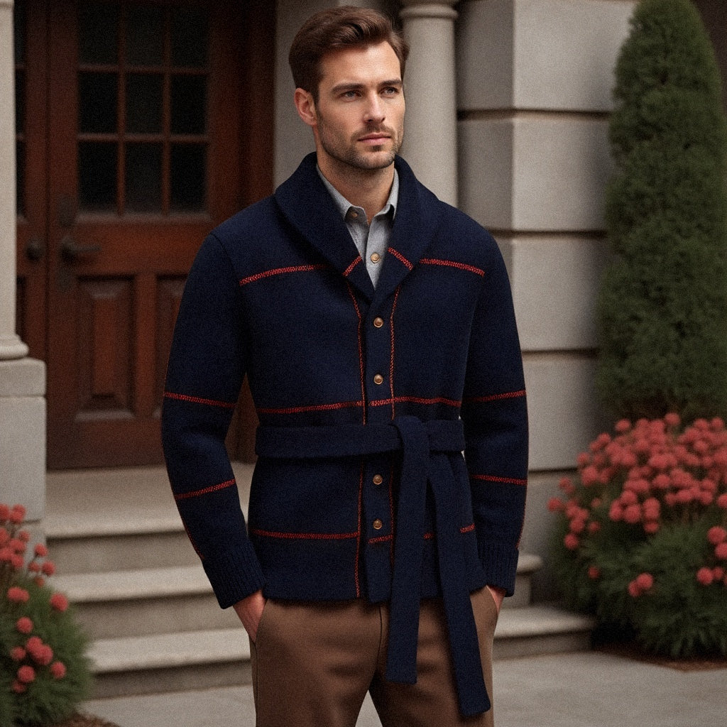 Ivo® | Luxury Knitted Sweater Coat With Belt