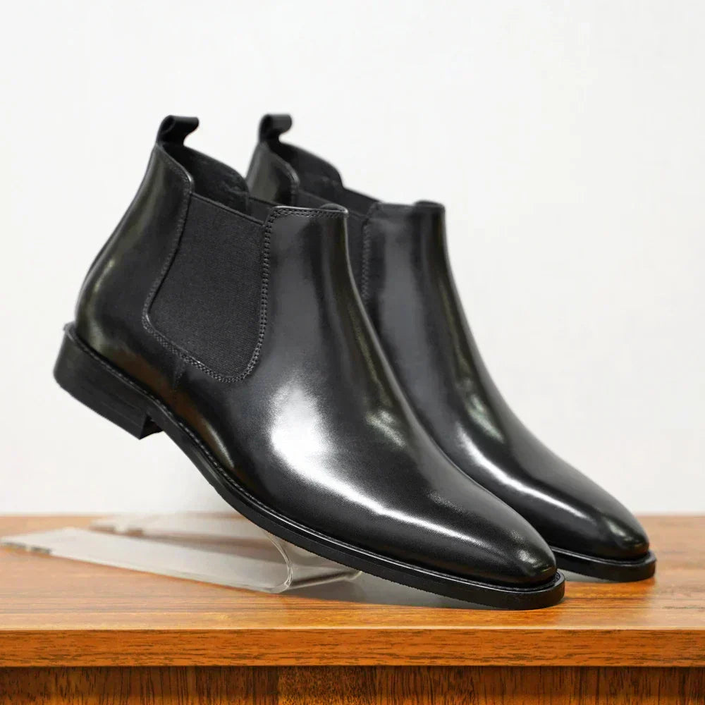 Vicente® | Refined Leather Chelsea Boots