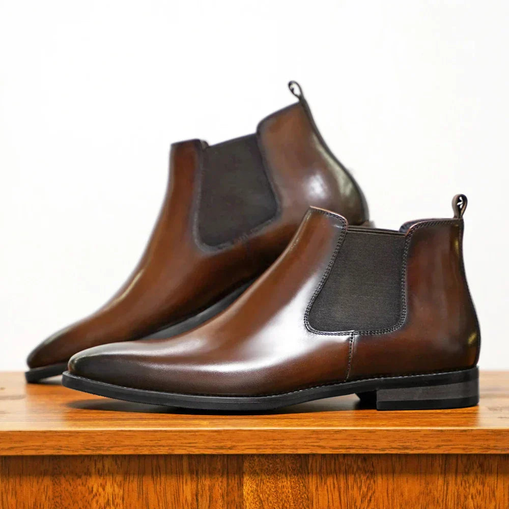 Vicente® | Refined Leather Chelsea Boots