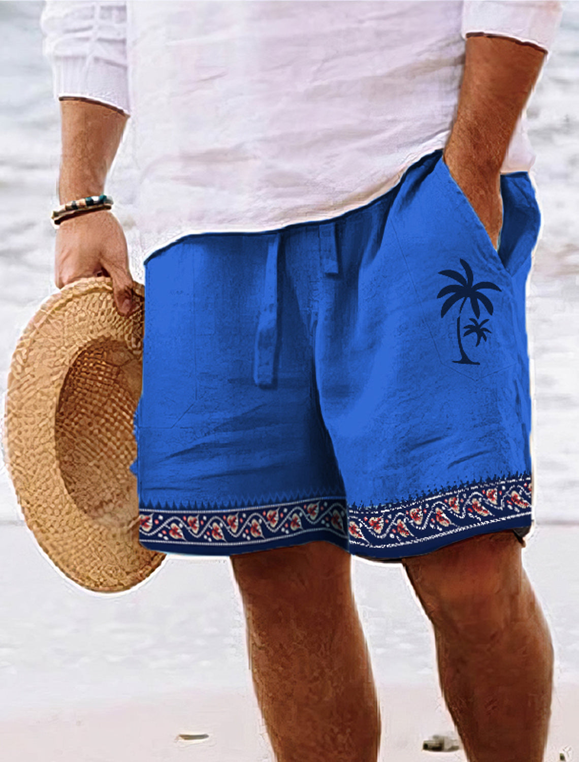 Wilder® | Summer Shorts For Men With Coconut Tree Design