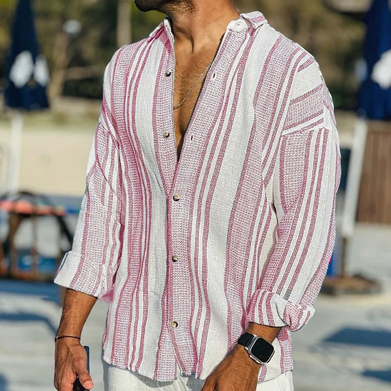 Loraine® | Casual Linen Shirt For Men