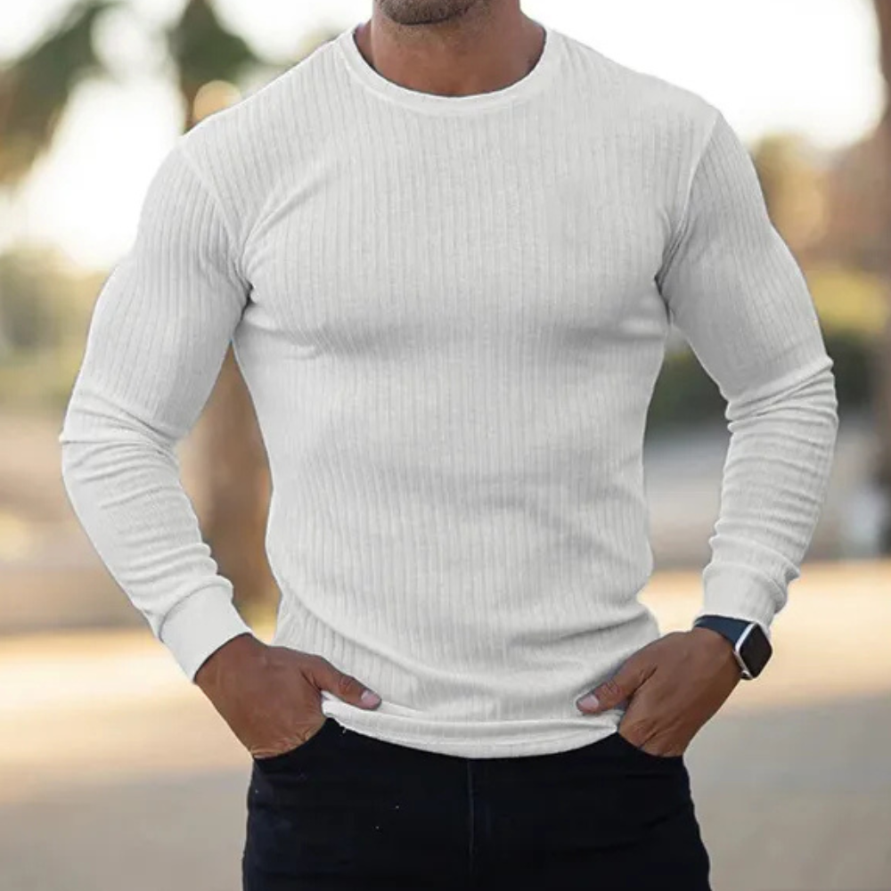 Simón® | Rib-knit sweater for men