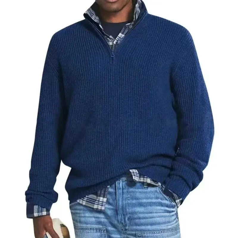 Lee® | Knitted Men's Shirt With Zip Collar