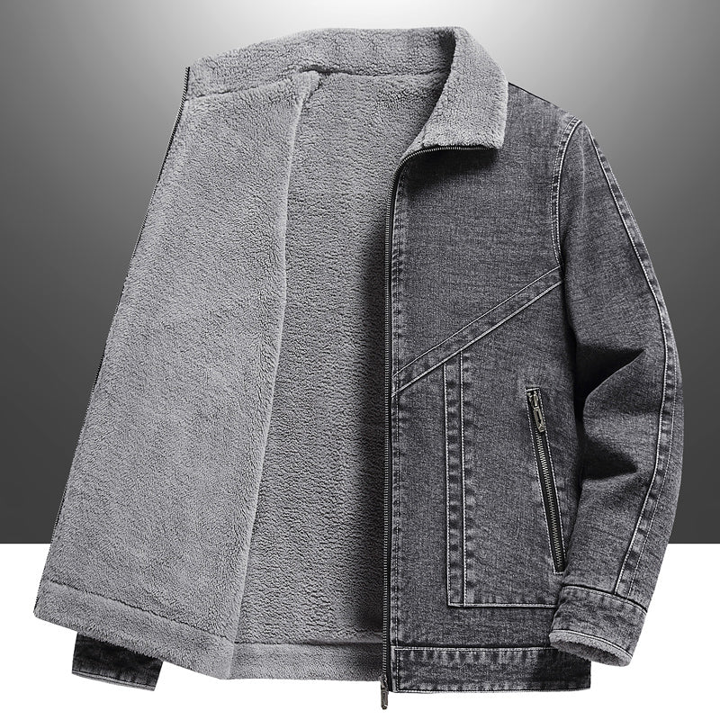 Cándido® | Boston Denim Sherpa Jacket