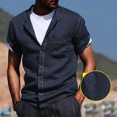 Jonah® | Cotton Blend Short Sleeve Shirt For Men