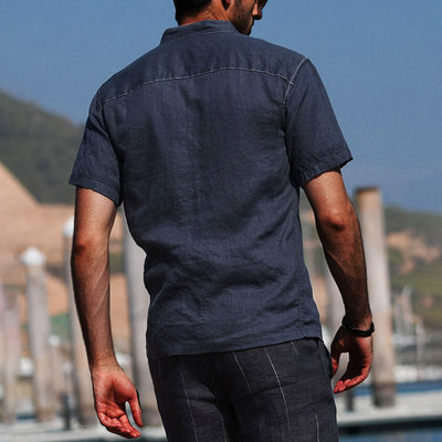 Jonah® | Cotton Blend Short Sleeve Shirt For Men