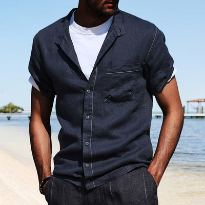 Jonah® | Cotton Blend Short Sleeve Shirt For Men