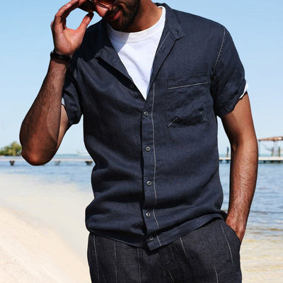 Jonah® | Cotton Blend Short Sleeve Shirt For Men