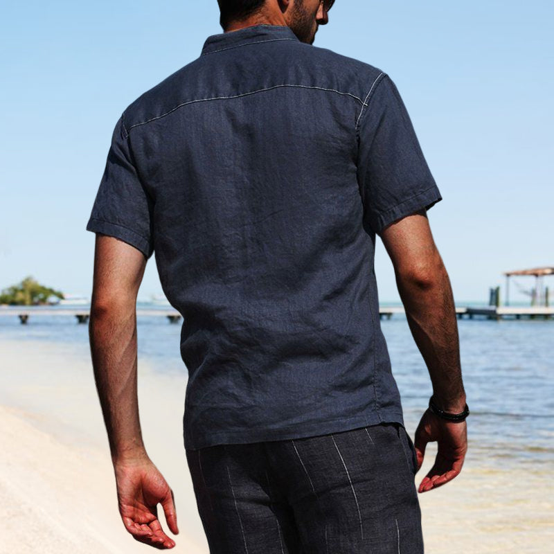 Jonah® | Cotton Blend Short Sleeve Shirt For Men