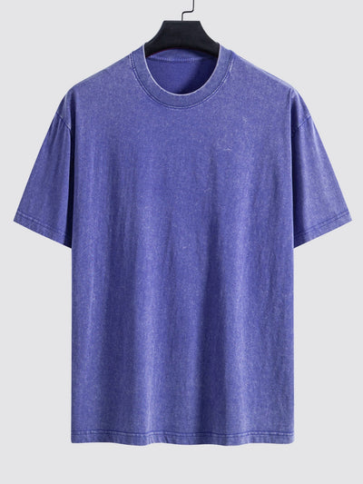 Adonai® | 3 Pieces Washed Distressed Drop Shoulder T-Shirt