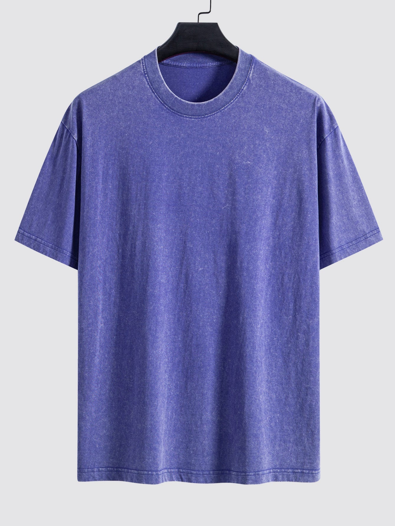 Clement® | Basic Washed Distressed Drop Shoulder Oversize T-Shirt