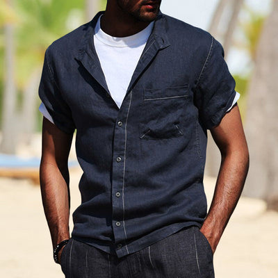 Jonah® | Cotton Blend Short Sleeve Shirt For Men