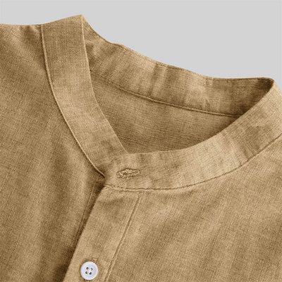 Declan® | Versatile Short-Sleeved Men'S Shirt Made Of Cotton And Linen