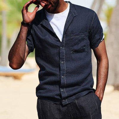 Jonah® | Cotton Blend Short Sleeve Shirt For Men