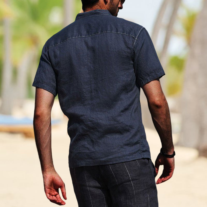 Jonah® | Cotton Blend Short Sleeve Shirt For Men