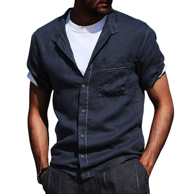 Jonah® | Cotton Blend Short Sleeve Shirt For Men