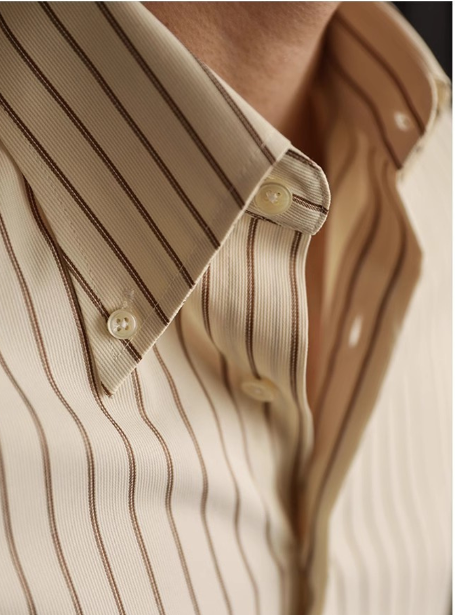 Ennis® | Premium Men'S Striped Business Shirt With Long Sleeves