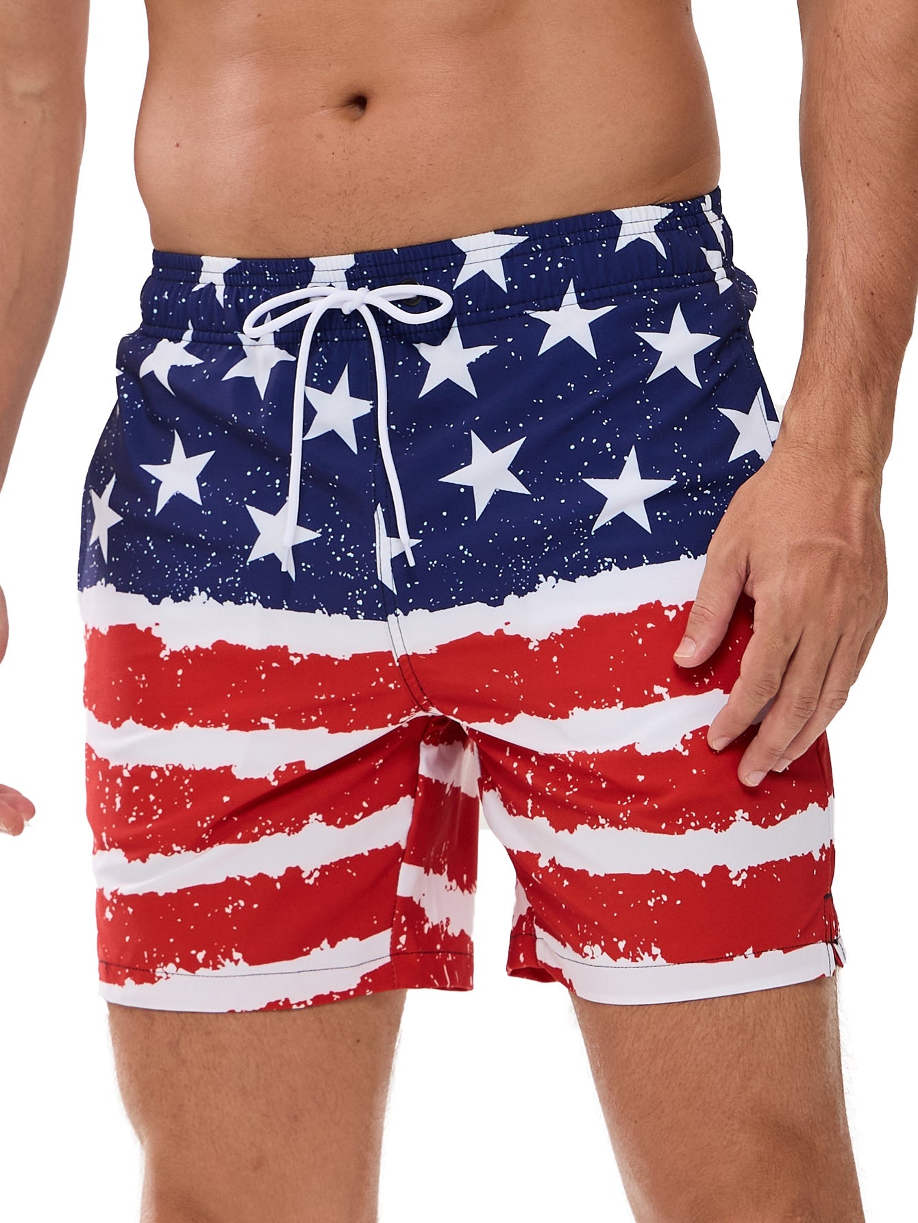 Terry® | Stars And Stripes Print Swim Shorts