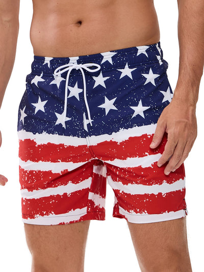 Terry® | Stars And Stripes Print Swim Shorts