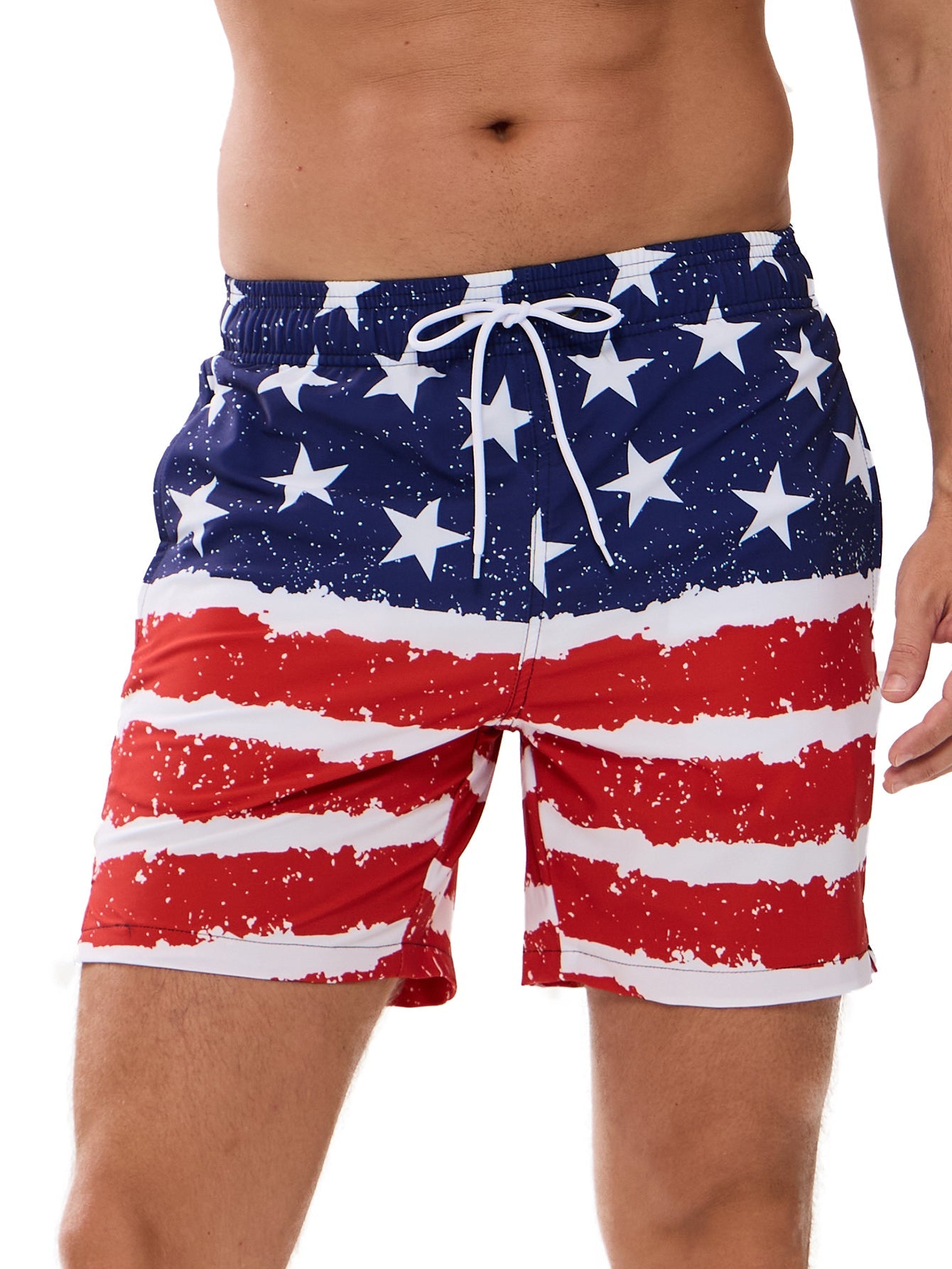 Terry® | Stars And Stripes Print Swim Shorts