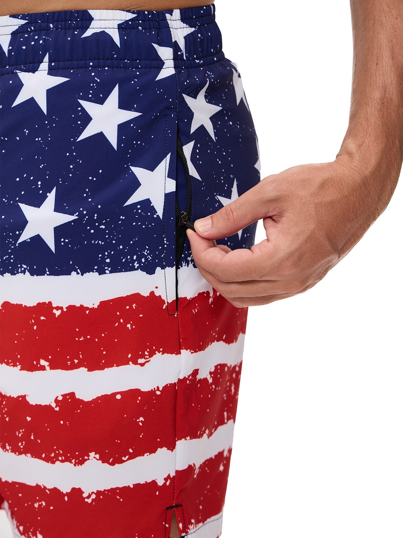 Terry® | Stars And Stripes Print Swim Shorts