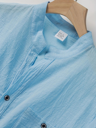 Nigel | Casual short-sleeved button-down shirt