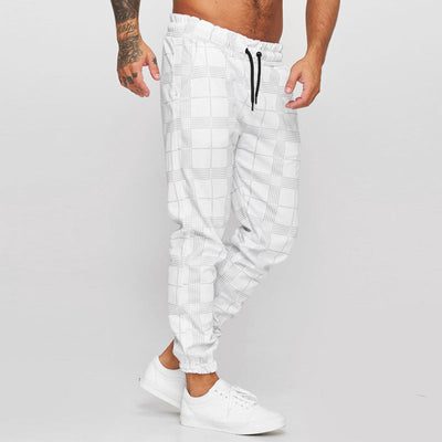 Ron® | Men'S 3D Digital Plaid Pants