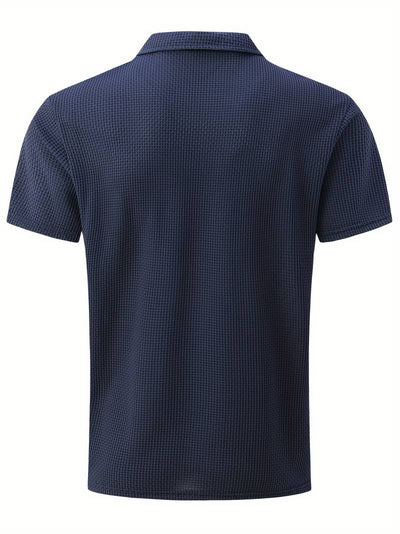 Macaria® | Solid Leisure Golf Shirt For Men