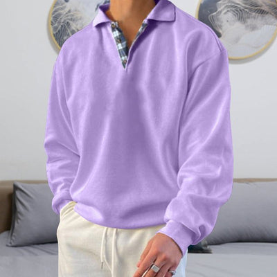 Jule® | Men'S Solid Color Casual Long Sleeve Sweatshirt