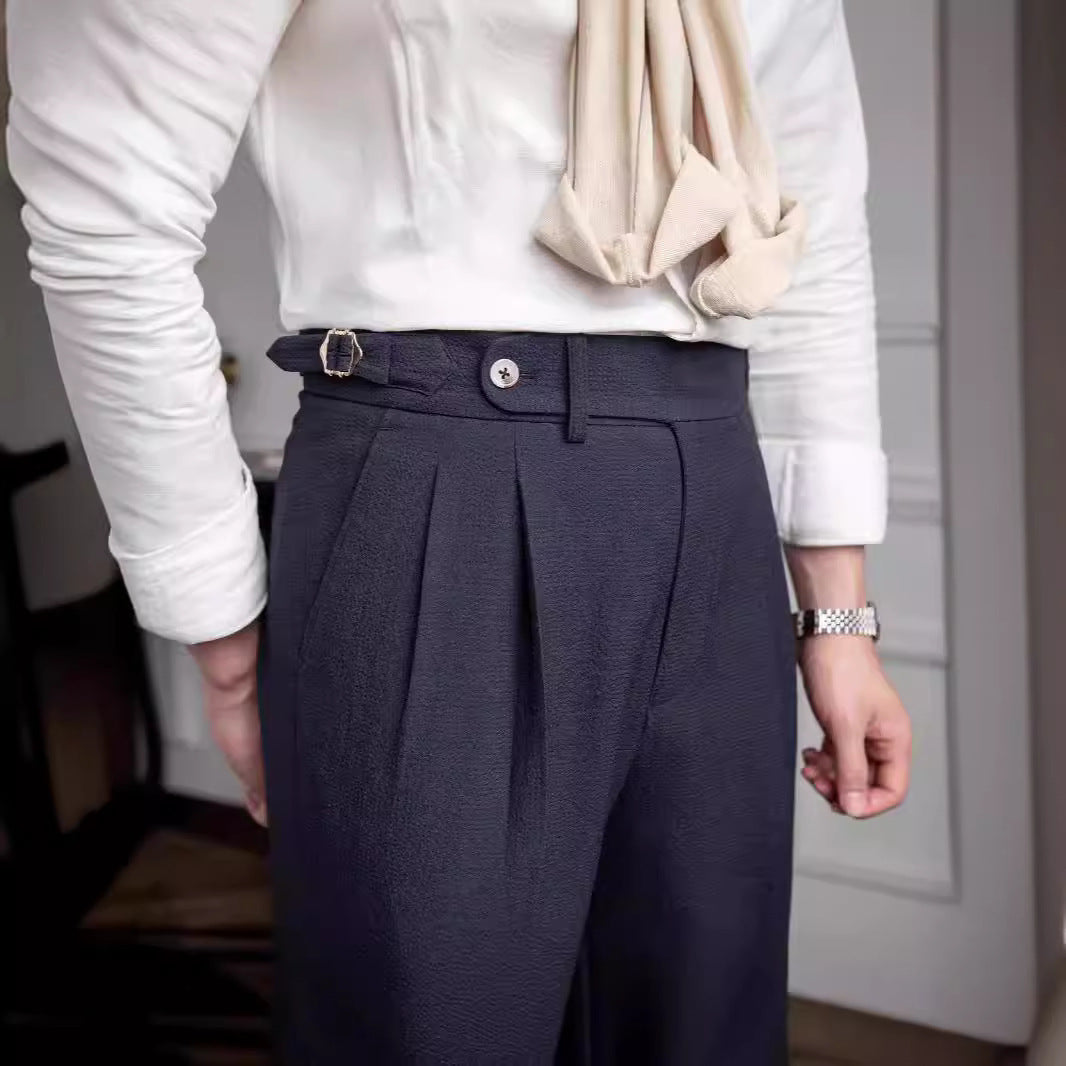 Bharata® | MV Old Money Naples Mid-Waist Trousers