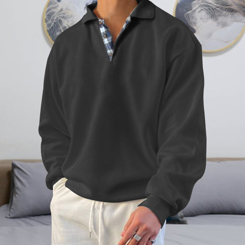 Jule® | Men'S Solid Color Casual Long Sleeve Sweatshirt