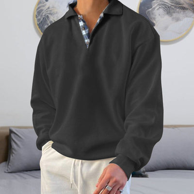 Jule® | Men'S Solid Color Casual Long Sleeve Sweatshirt