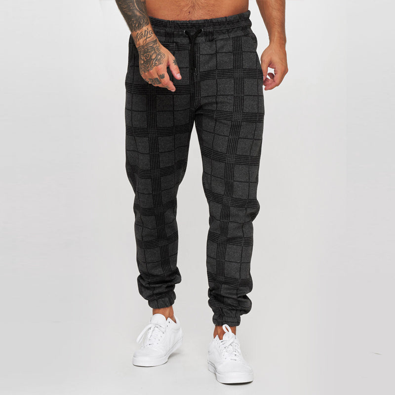 Ron® | Men'S 3D Digital Plaid Pants